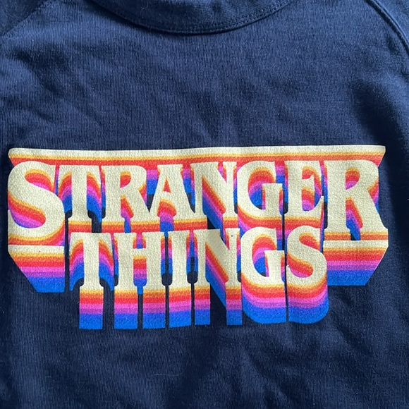 BNWT Stranger things light weight crewneck sweatshirt - Picture 2 of 7